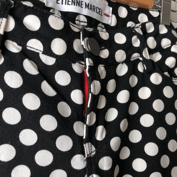 BOGO50% Ettiene Marcel Polka Dot Jeans - Picture 5 of 8